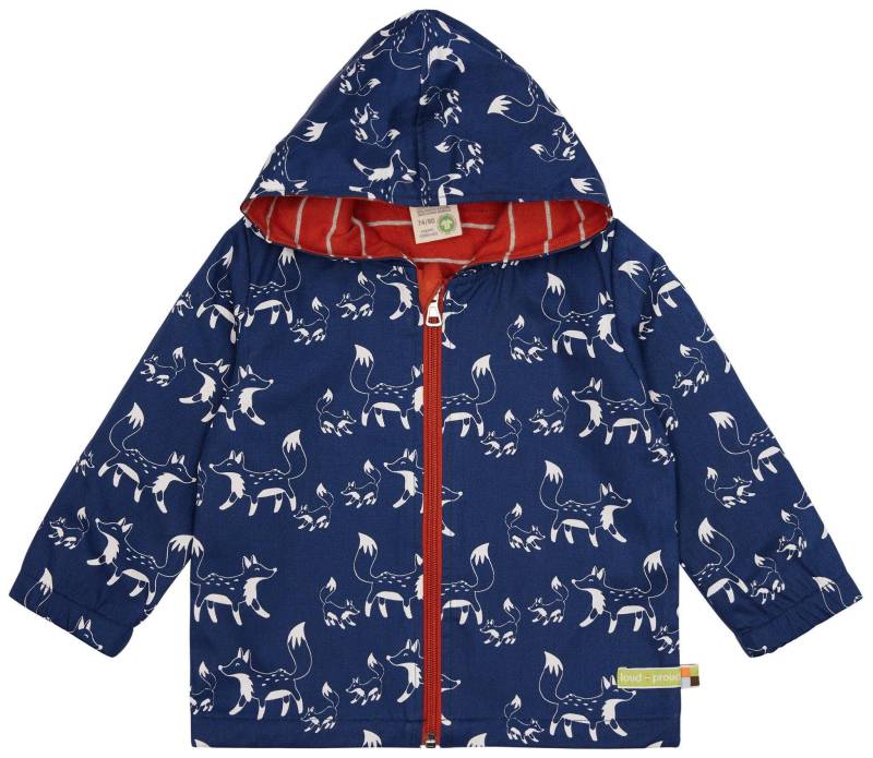 Kinder Outdoorjacke Ultramarine Mädchen Blau 110/116 von Loud and Proud