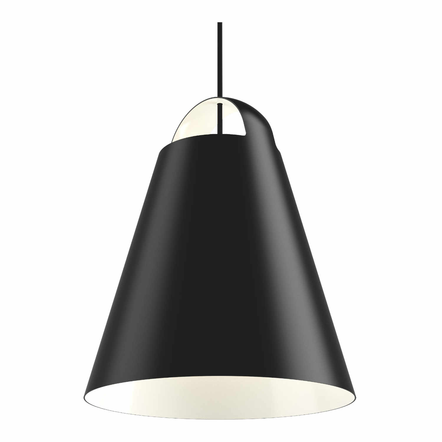 Above LED Pendelleuchte, Grösse ø 40 cm, Farbe schwarz, matt Above LED Pendelleuchte, Grösse ø 40 cm, Farbe schwarz, matt von Louis Poulsen