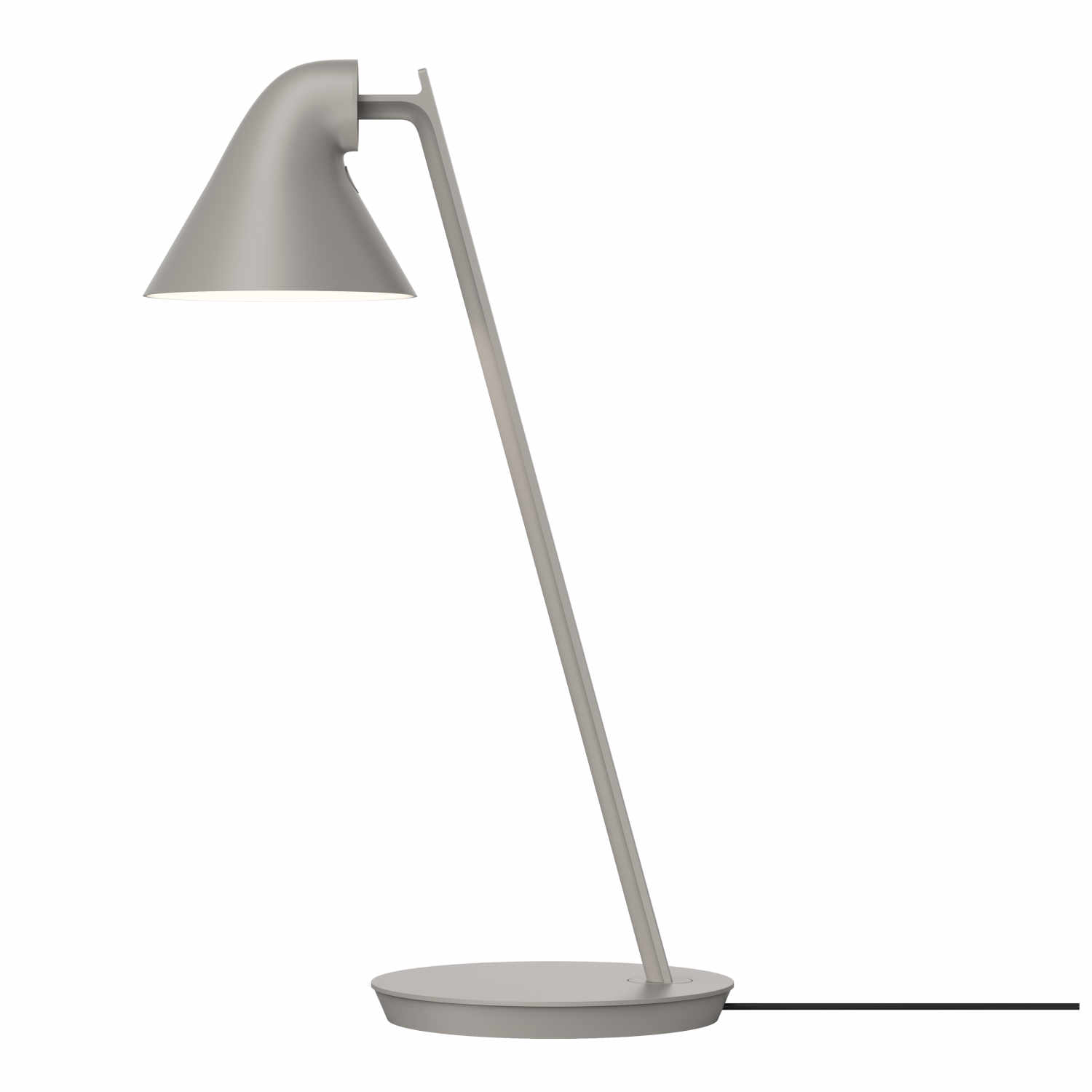 NJP Mini LED Tischleuchte, Farbe aluminium, hellgrau NJP Mini LED Tischleuchte, Farbe aluminium, hellgrau von Louis Poulsen