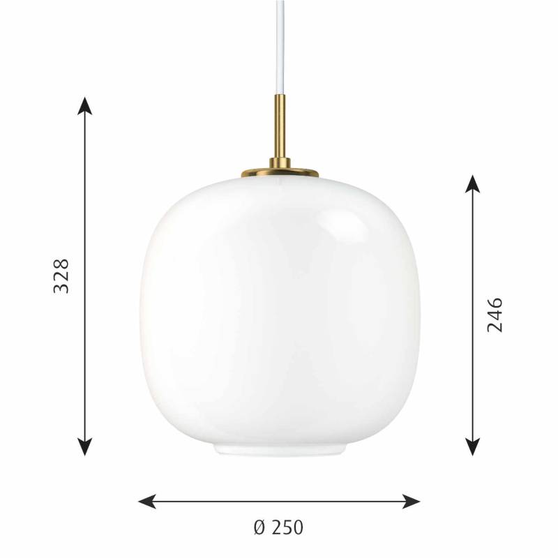 VL45 Radiohus Pendelleuchte, Grösse ø 25 cm von Louis Poulsen