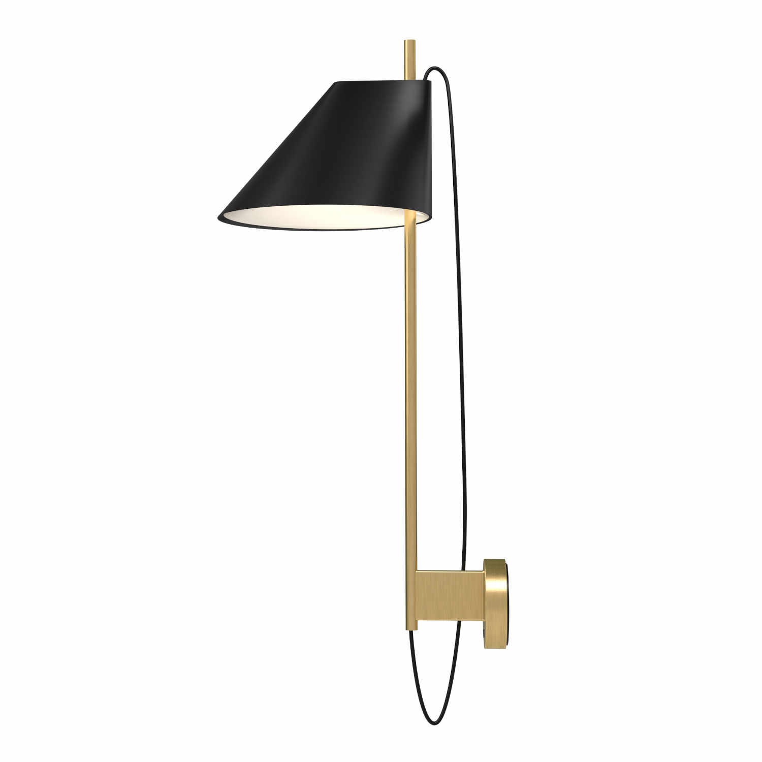 Yuh LED Wandleuchte, Farbe messing/schwarz Yuh LED Wandleuchte, Farbe messing/schwarz von Louis Poulsen