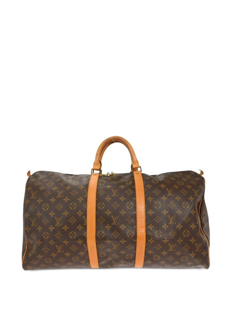 Louis Vuitton Pre-Owned 1990 Keepall 55 travel bag - Brown von Louis Vuitton Pre-Owned