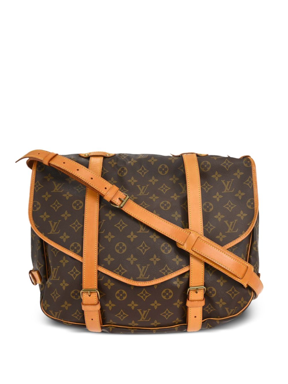 Louis Vuitton Pre-Owned 1990 Saumur 43 cross body bag - Brown von Louis Vuitton Pre-Owned