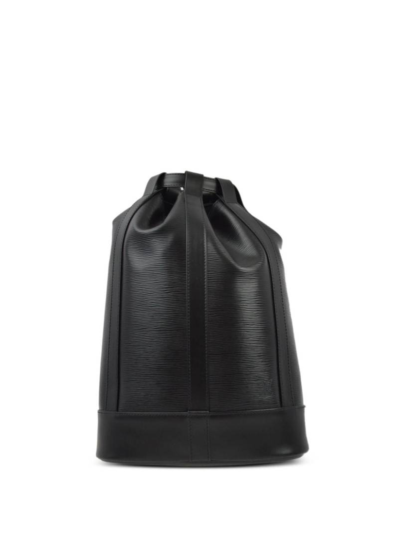 Louis Vuitton Pre-Owned 1995 Randonnee PM bucket bag - Black von Louis Vuitton Pre-Owned