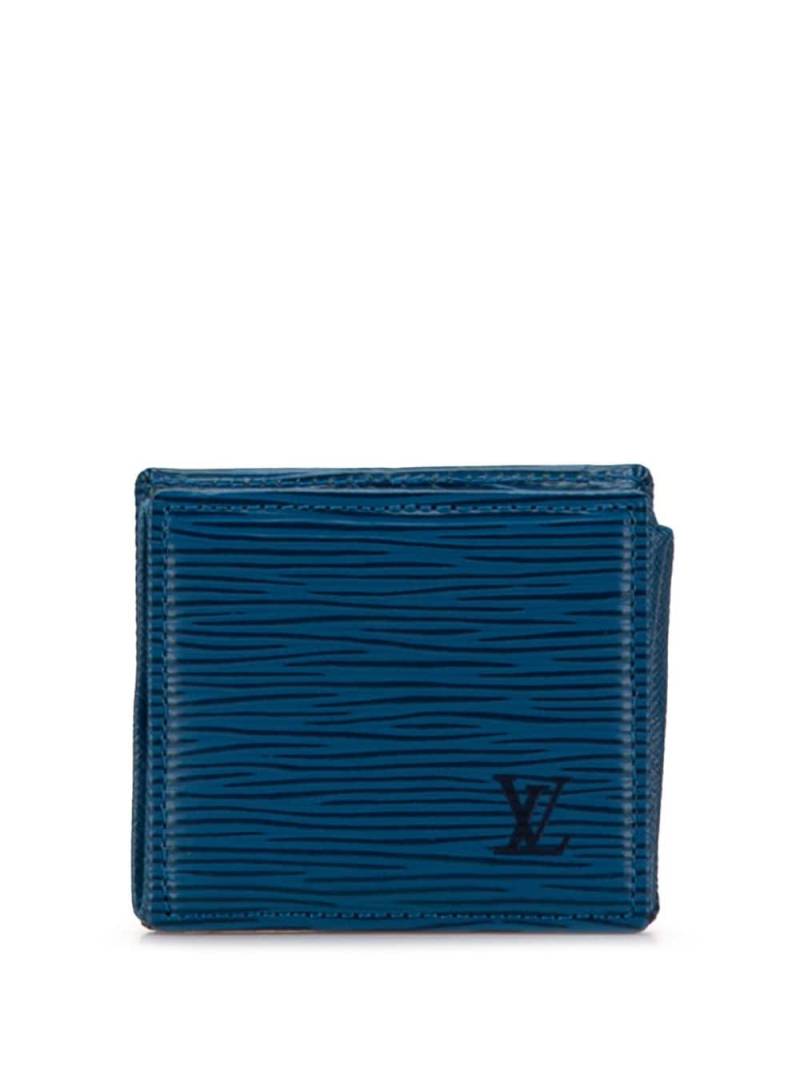 Louis Vuitton Pre-Owned 1997 Epi Porte Monnaie Boite Case coin pouch - Blue von Louis Vuitton Pre-Owned