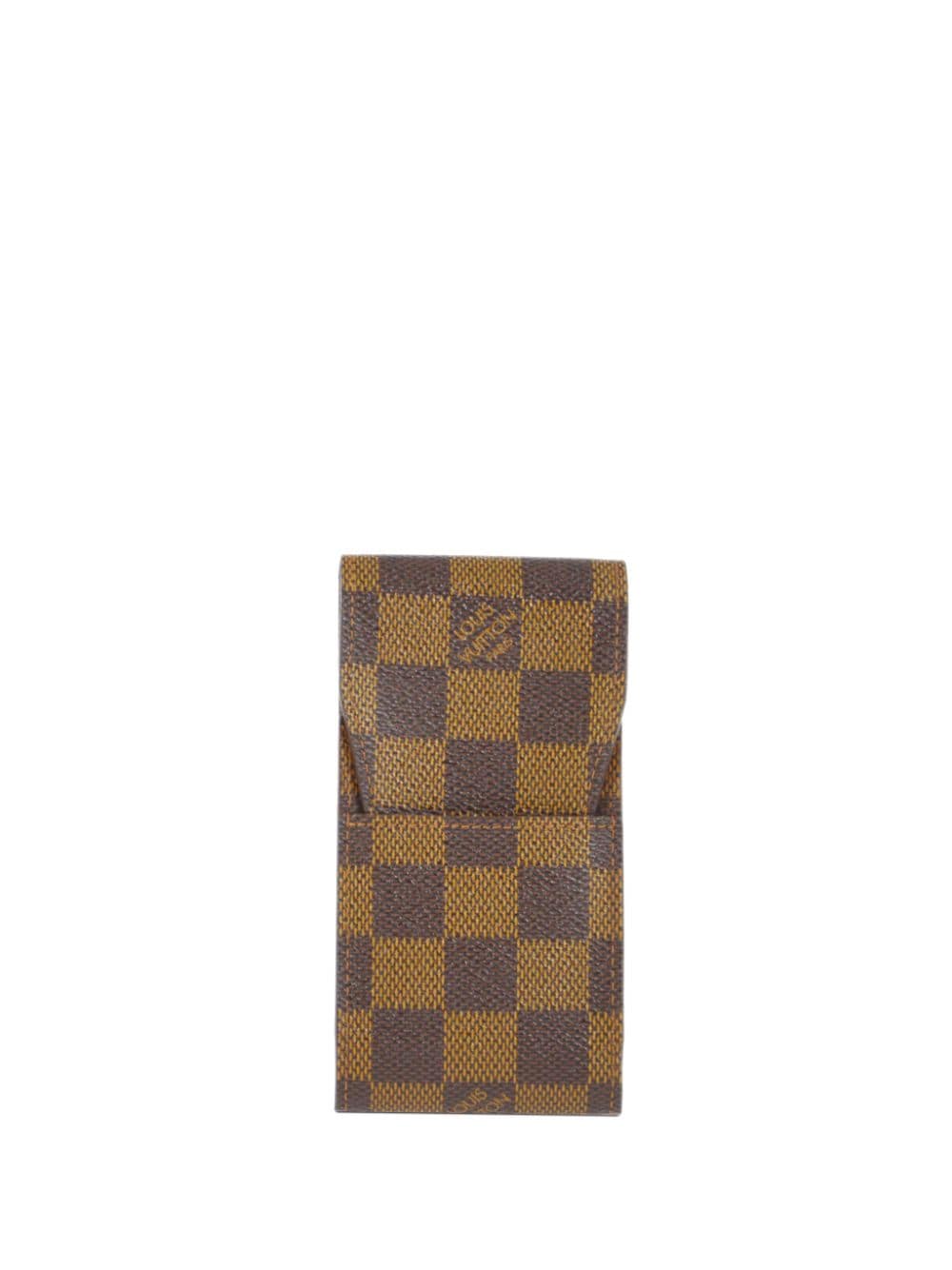 Louis Vuitton Pre-Owned 2000-2010 Damier Ebène Etui cigarette case - Brown von Louis Vuitton Pre-Owned