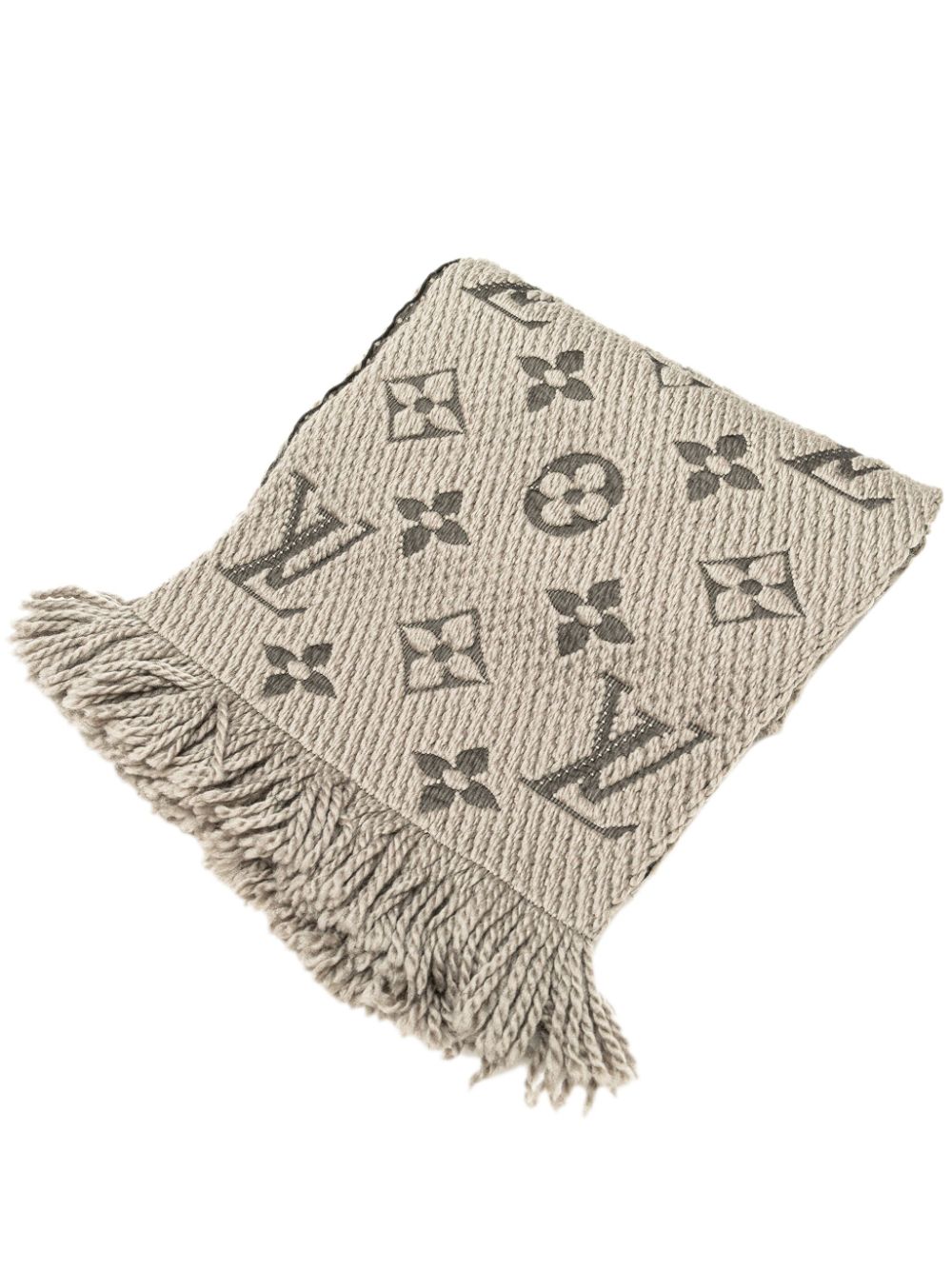 Louis Vuitton Pre-Owned 2000-2022 Logomania Wool Scarf scarves - Grey von Louis Vuitton Pre-Owned