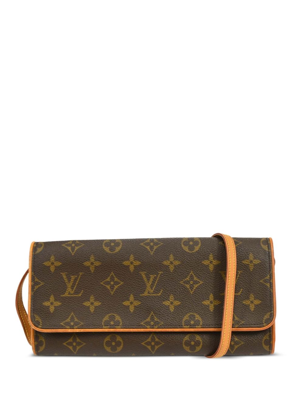 Louis Vuitton Pre-Owned 2000 Pochette Twin GM clutch bag - Brown von Louis Vuitton Pre-Owned