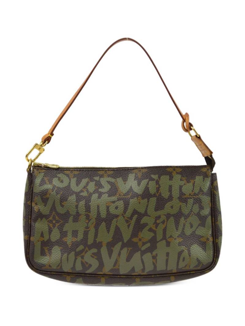 Louis Vuitton Pre-Owned 2001 Graffiti Pochette Accessoires clutch bag - Brown von Louis Vuitton Pre-Owned