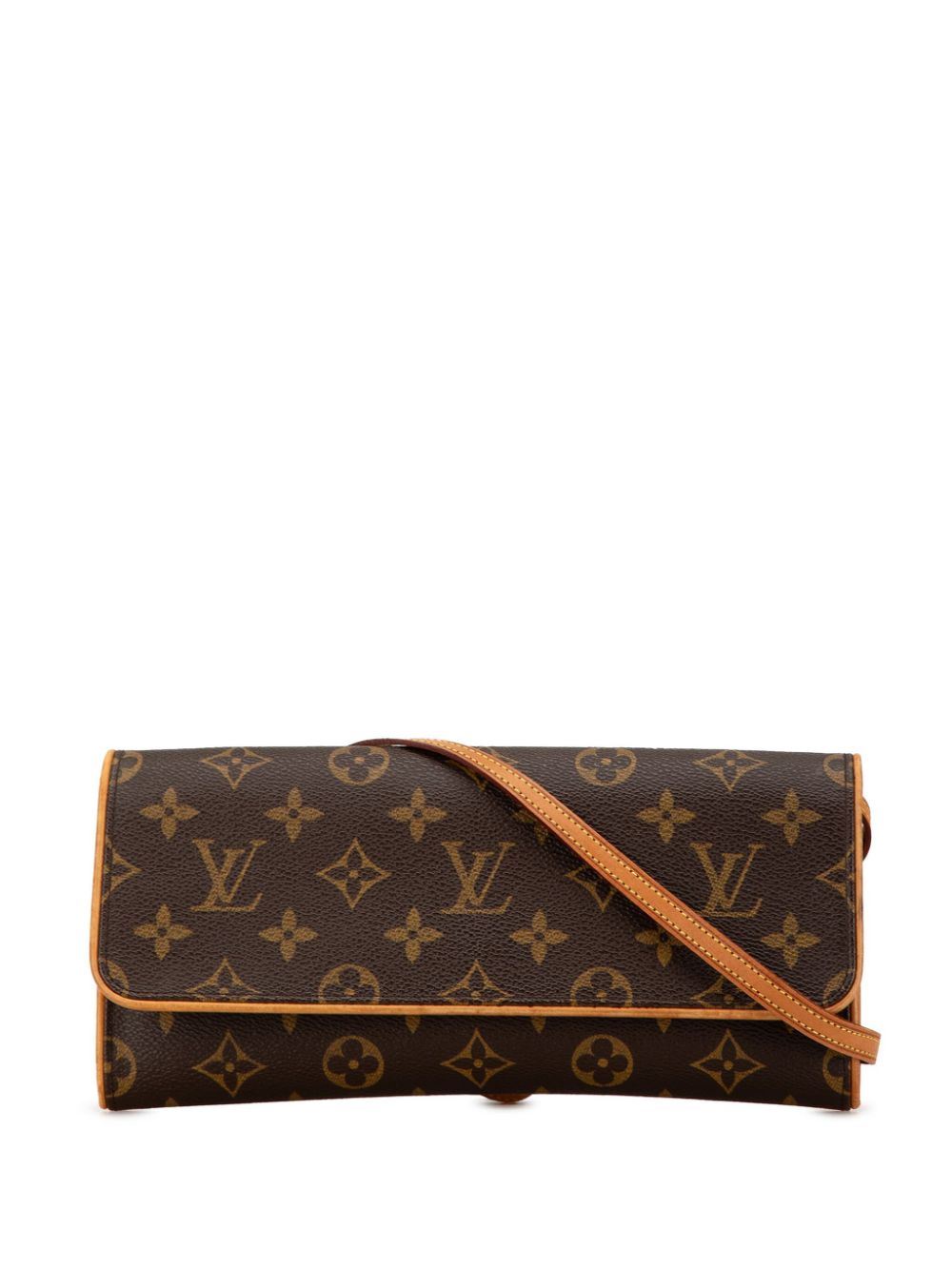 Louis Vuitton Pre-Owned 2001 Monogram Pochette Twin GM crossbody bag - Brown von Louis Vuitton Pre-Owned