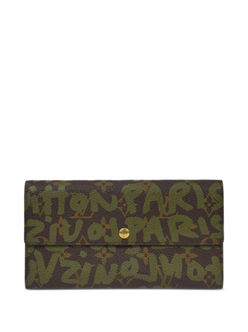 Louis Vuitton Pre-Owned 2001 Portefeuille Sarah wallet - Green von Louis Vuitton Pre-Owned