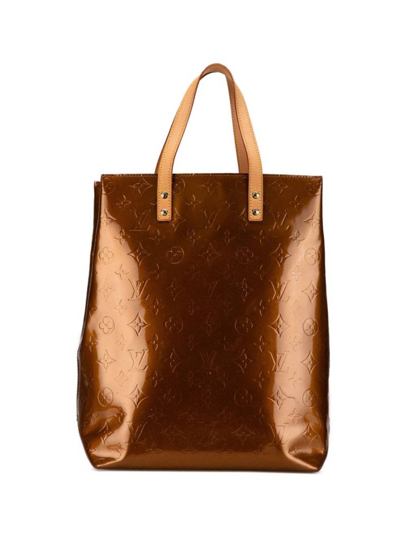 Louis Vuitton Pre-Owned 2002 Monogram Vernis Reade MM tote bag - Brown von Louis Vuitton Pre-Owned