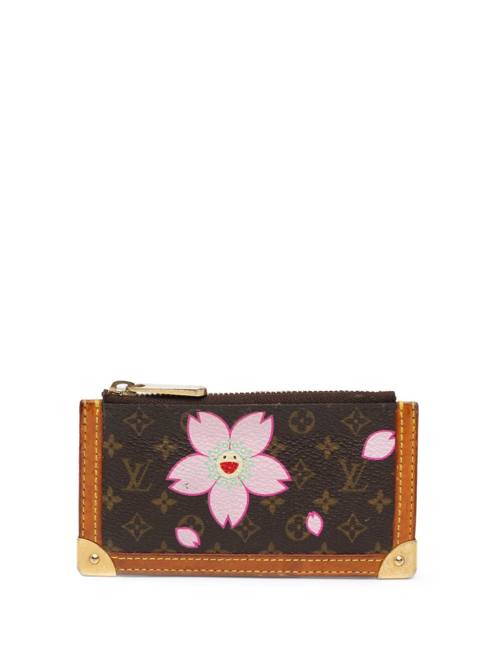 Louis Vuitton Pre-Owned 2003 Monogram Cherry Blossom Pouch key holder - Brown von Louis Vuitton Pre-Owned