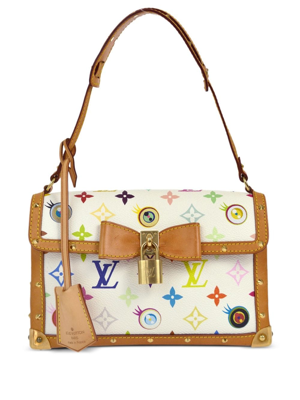 Louis Vuitton Pre-Owned 2003 x Takashi Murakami Pochette Eye Miss You shoulder bag - White von Louis Vuitton Pre-Owned