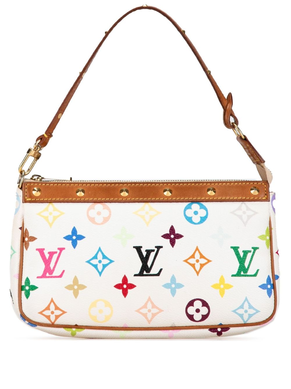 Louis Vuitton Pre-Owned 2004 Monogram Multicolore Pochette Accessoires shoulder bag - White von Louis Vuitton Pre-Owned