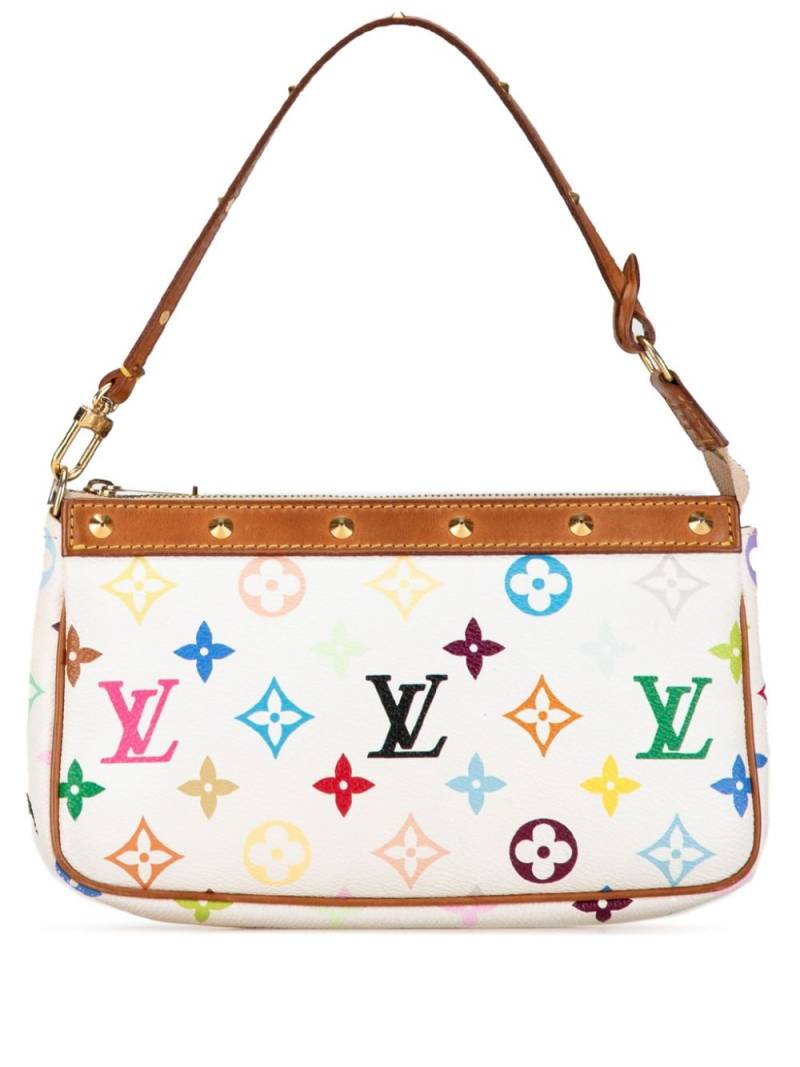 Louis Vuitton Pre-Owned 2004 Monogram Multicolore Pochette Accessoires shoulder bag - White von Louis Vuitton Pre-Owned