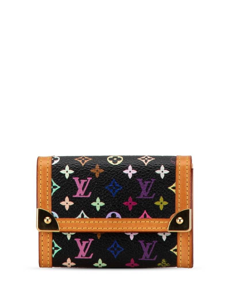 Louis Vuitton Pre-Owned 2004 Monogram Multicolore Porte Monnaie Plat small wallets - Black von Louis Vuitton Pre-Owned