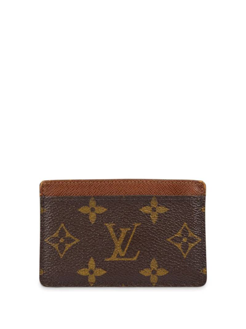 Louis Vuitton Pre-Owned 2004 Monogram canvas cardholder - Brown von Louis Vuitton Pre-Owned