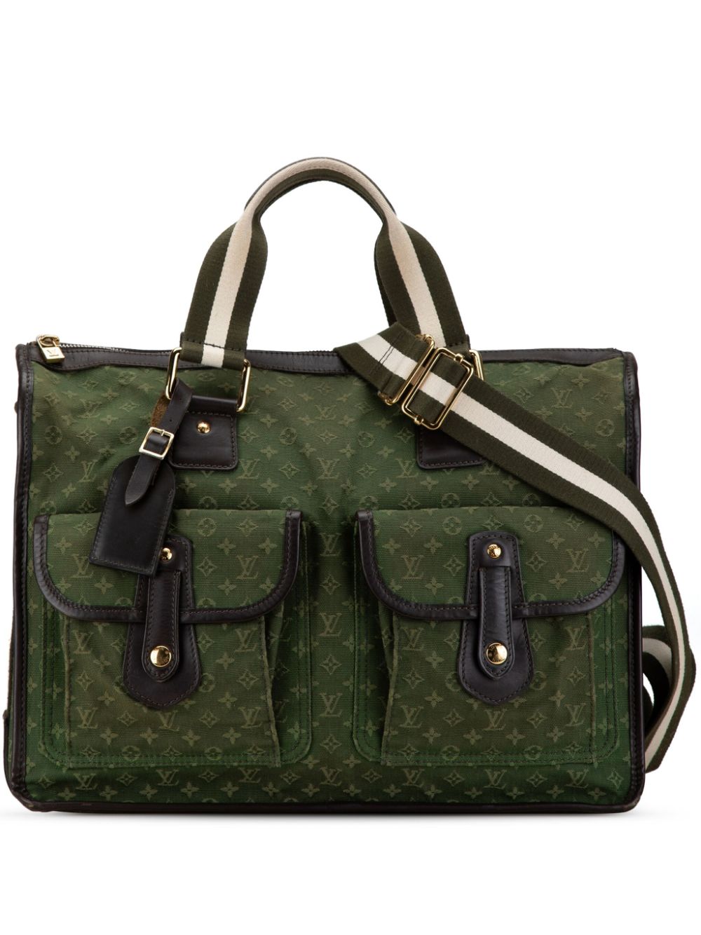 Louis Vuitton Pre-Owned 2005 Monogram Mini Lin Sac Mary Kate 48H travel bag - Green von Louis Vuitton Pre-Owned