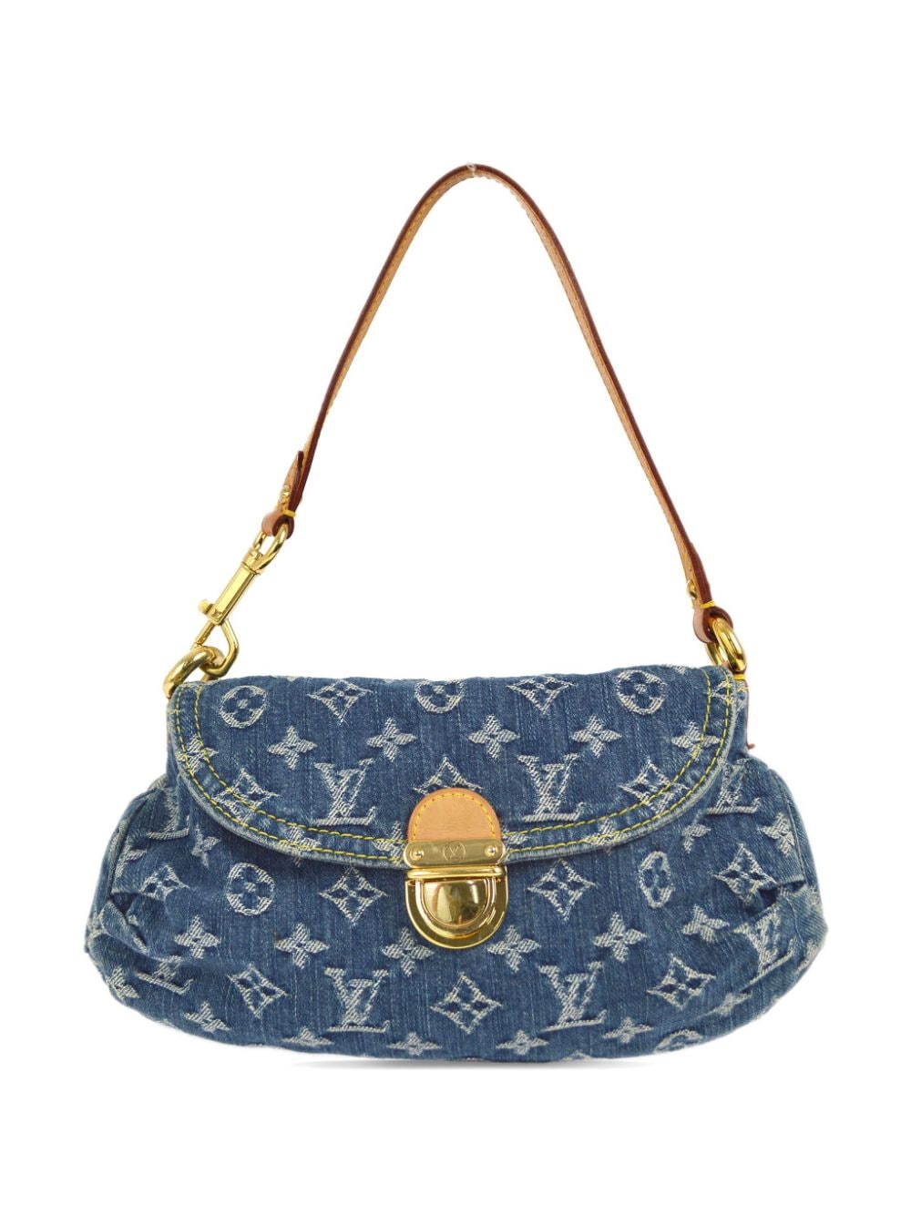 Louis Vuitton Pre-Owned 2005 mini Pleaty clutch bag - Blue von Louis Vuitton Pre-Owned