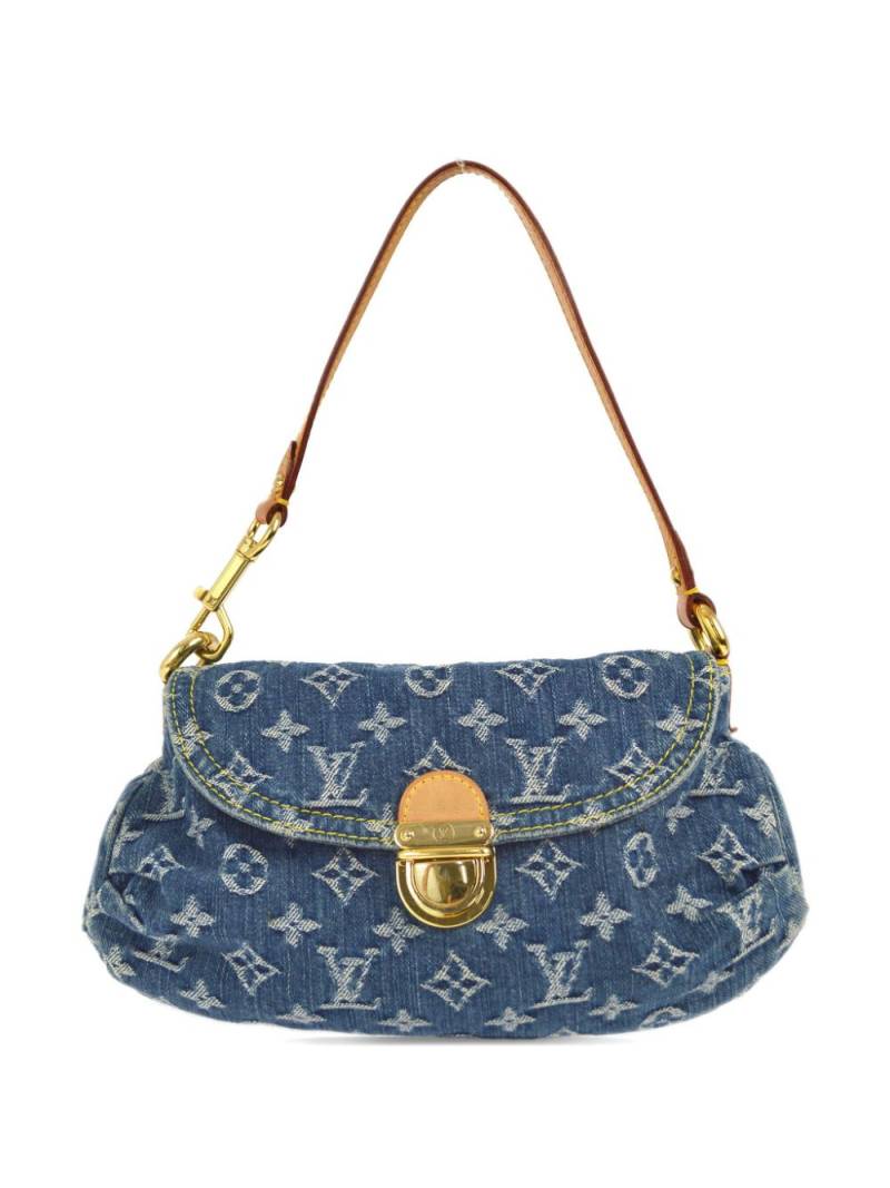 Louis Vuitton Pre-Owned 2005 mini Pleaty clutch bag - Blue von Louis Vuitton Pre-Owned