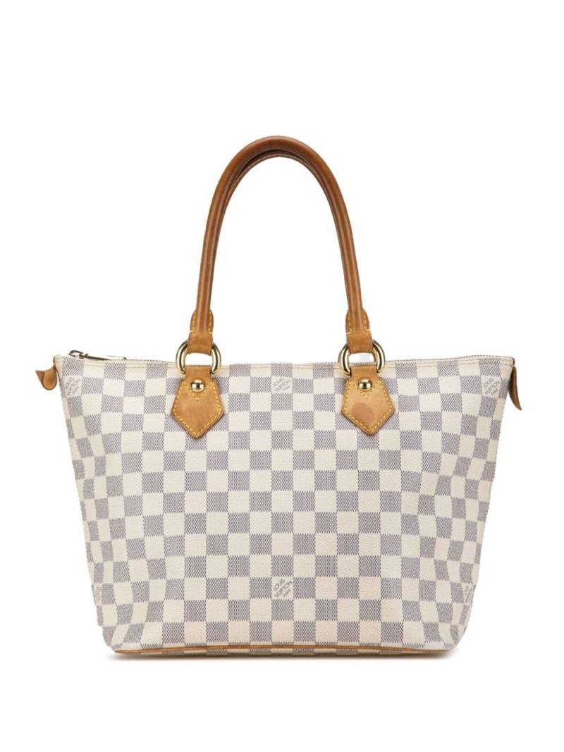 Louis Vuitton Pre-Owned 2006 Damier Azur Saleya PM handbag - White von Louis Vuitton Pre-Owned