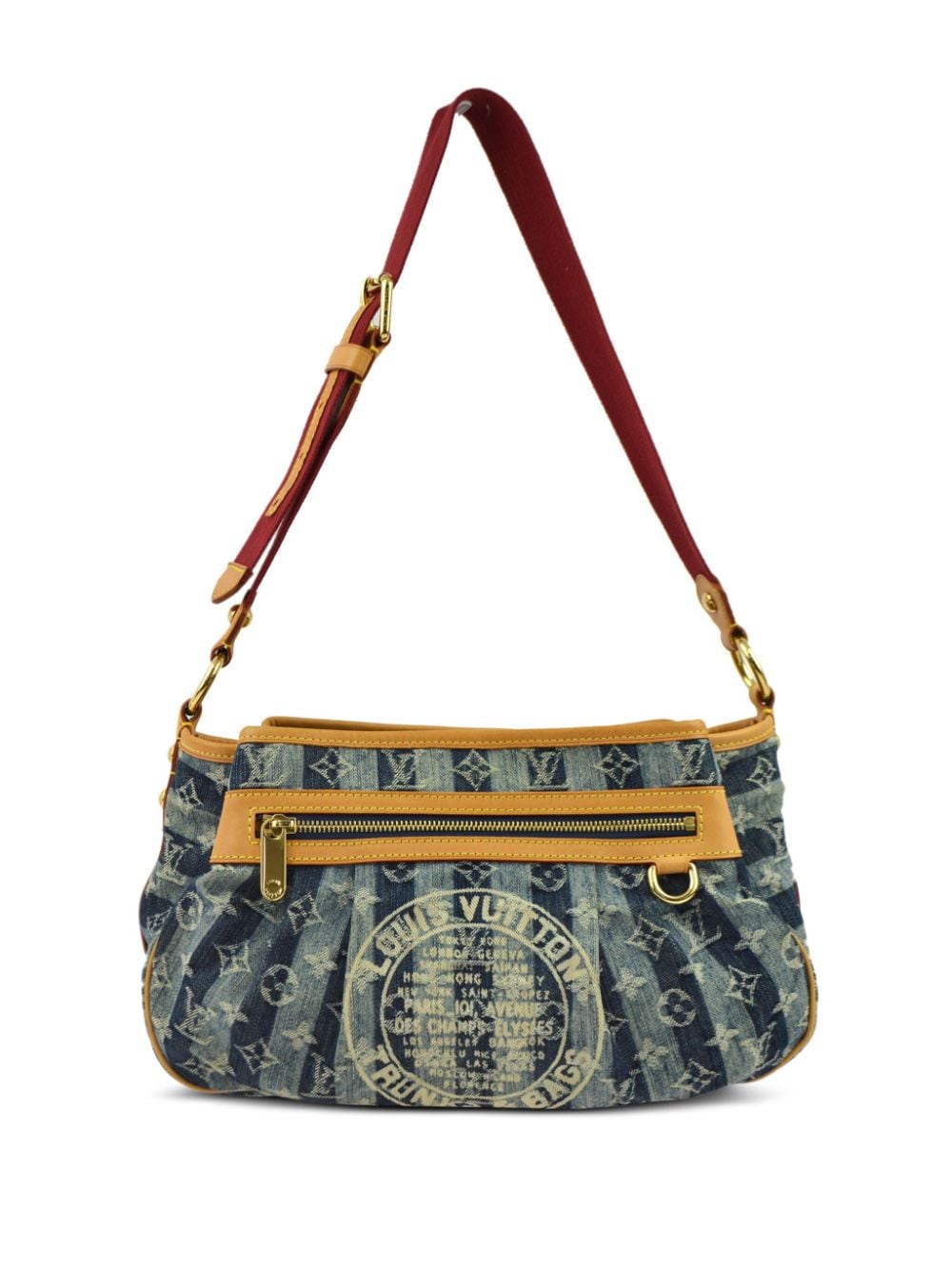 Louis Vuitton Pre-Owned 2006 Porte Epaule Raye MM shoulder bag - Blue von Louis Vuitton Pre-Owned