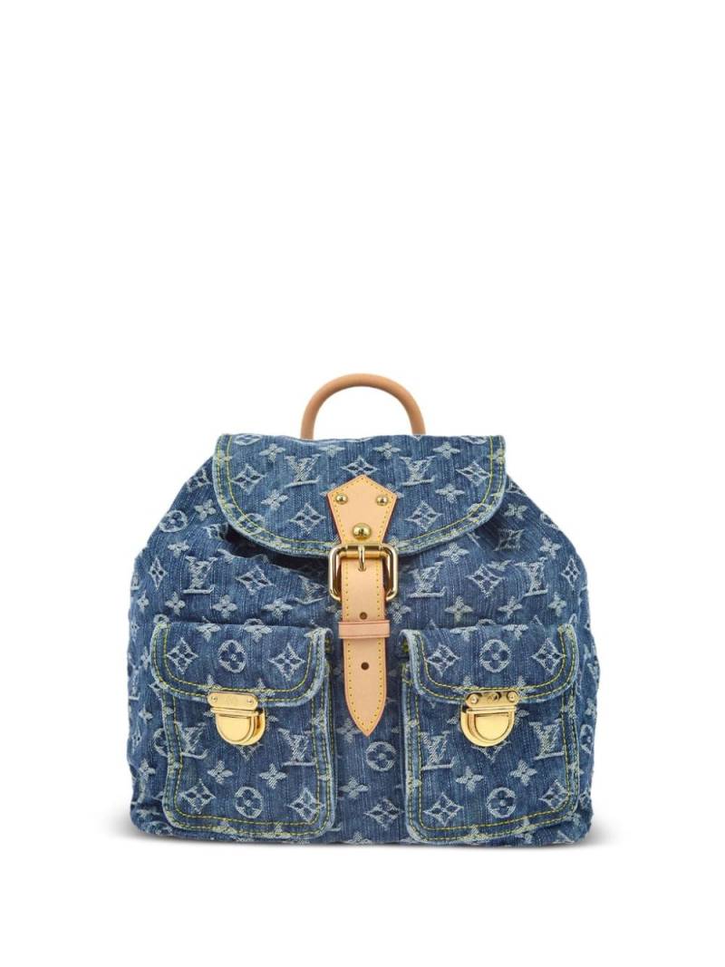 Louis Vuitton Pre-Owned 2006 Sac a Dos GM denim backpack - Blue von Louis Vuitton Pre-Owned