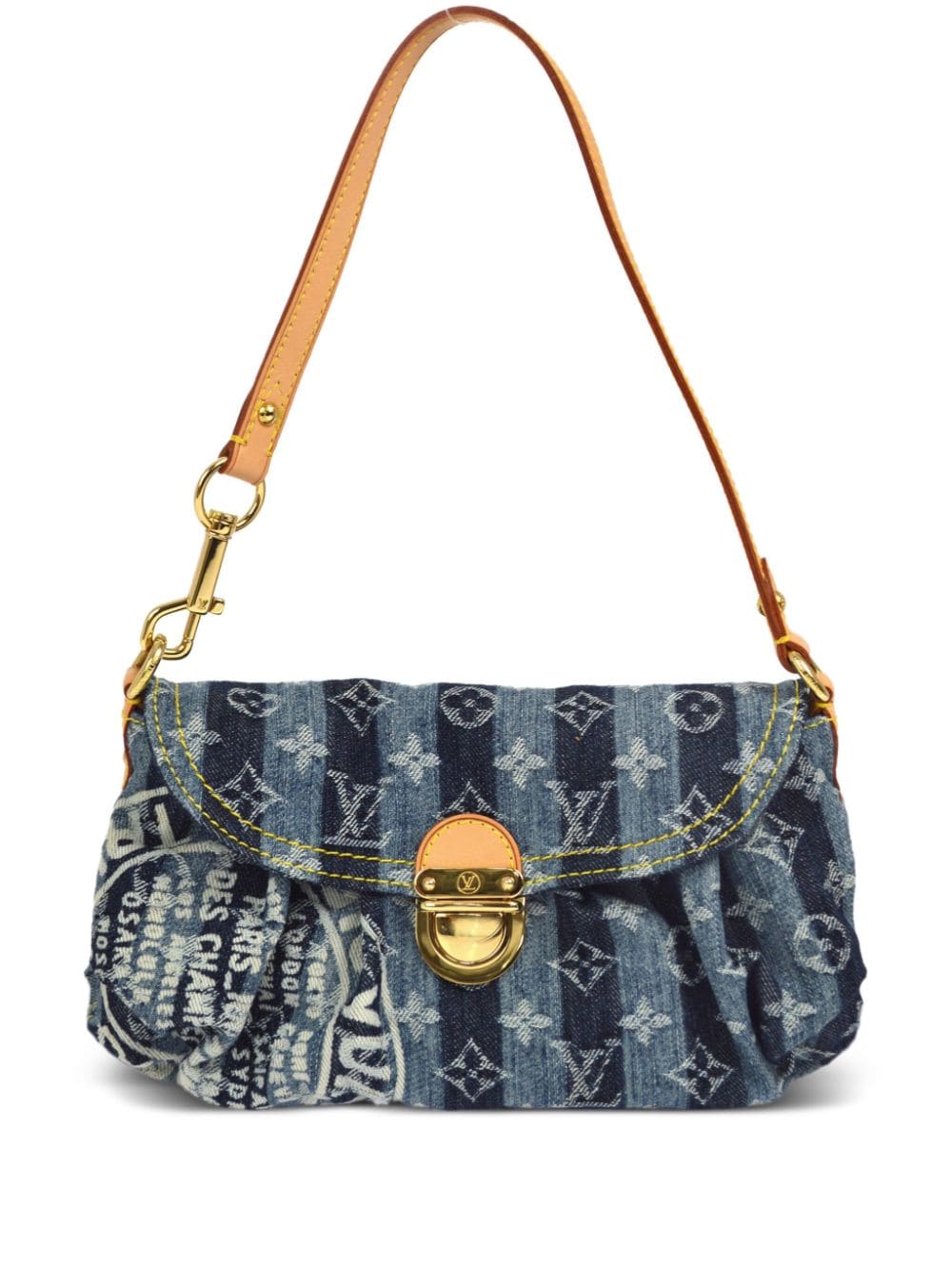 Louis Vuitton Pre-Owned 2006 mini Pleaty Raye shoulder bag - Blue von Louis Vuitton Pre-Owned