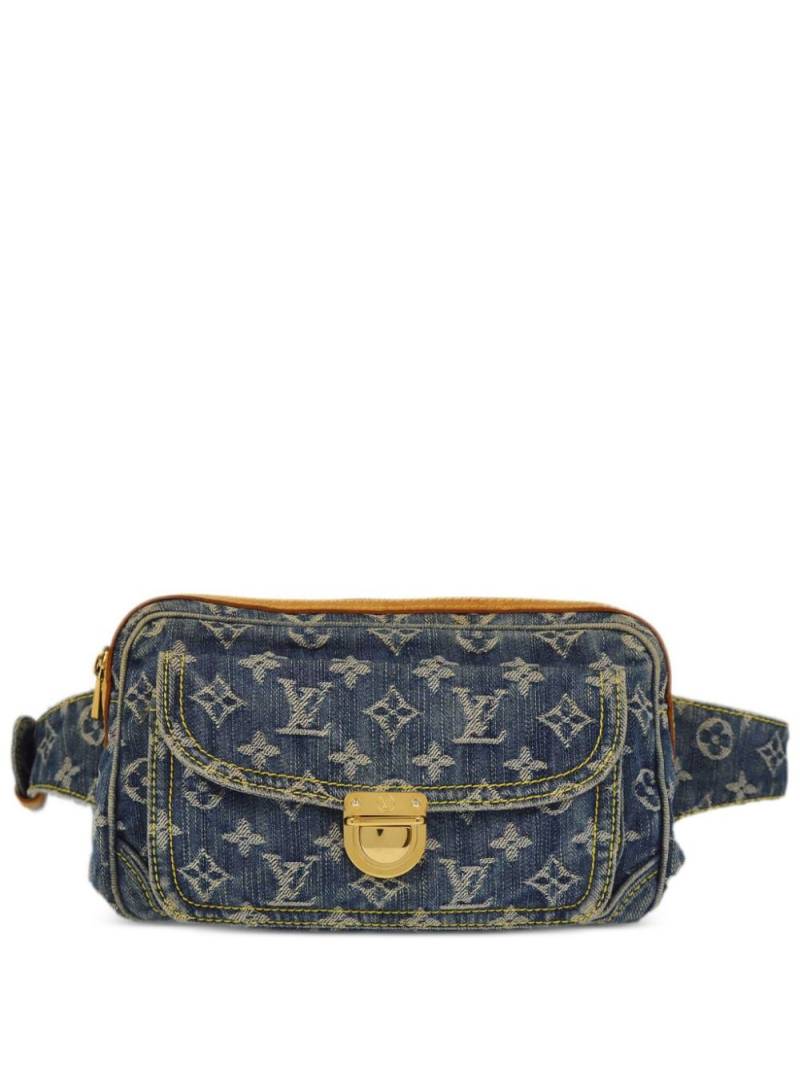 Louis Vuitton Pre-Owned 2007 Bumbag denim belt bag - Blue von Louis Vuitton Pre-Owned