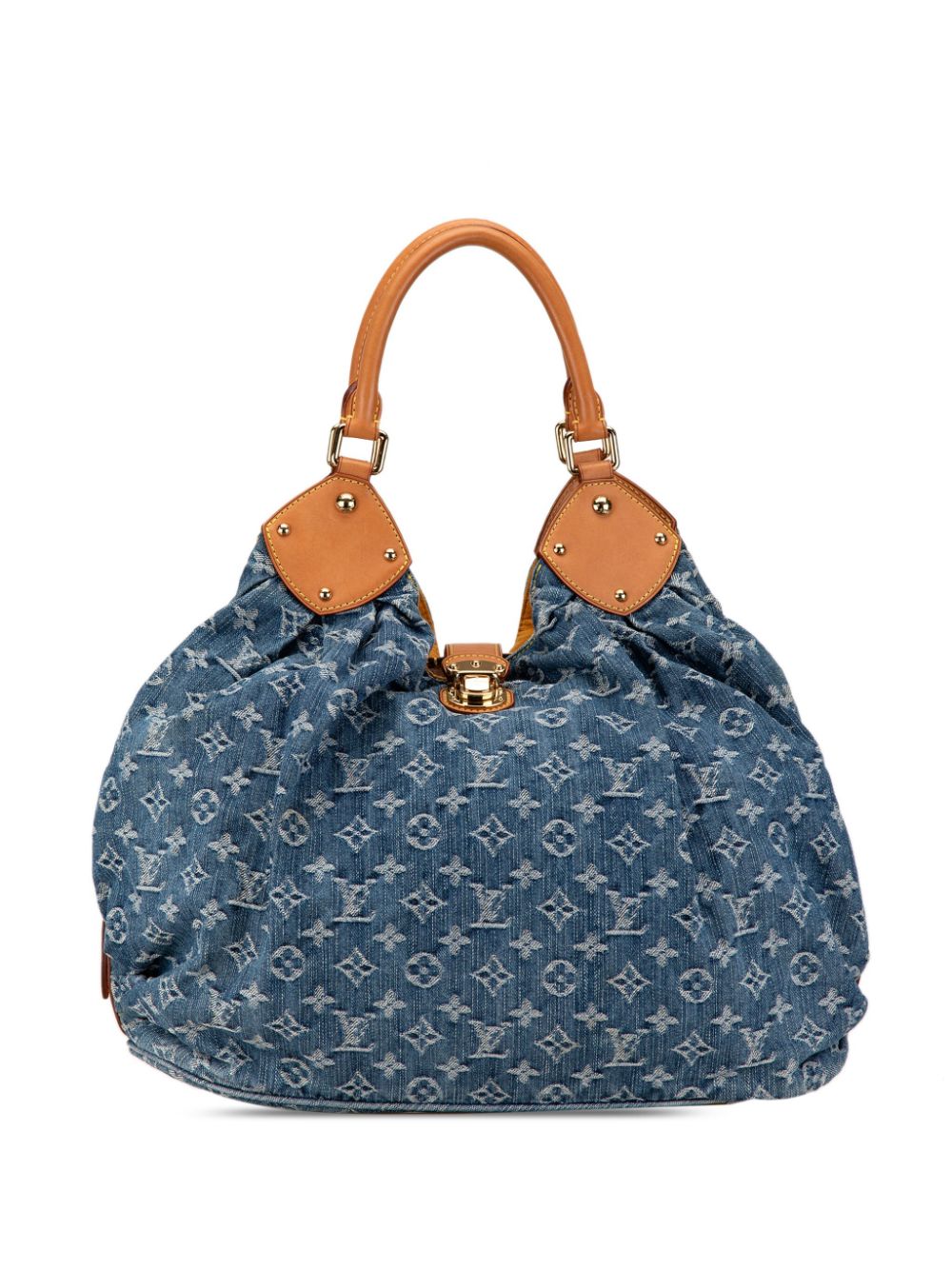 Louis Vuitton Pre-Owned 2007 Monogram Denim Mahina XL hobo bag - Blue von Louis Vuitton Pre-Owned