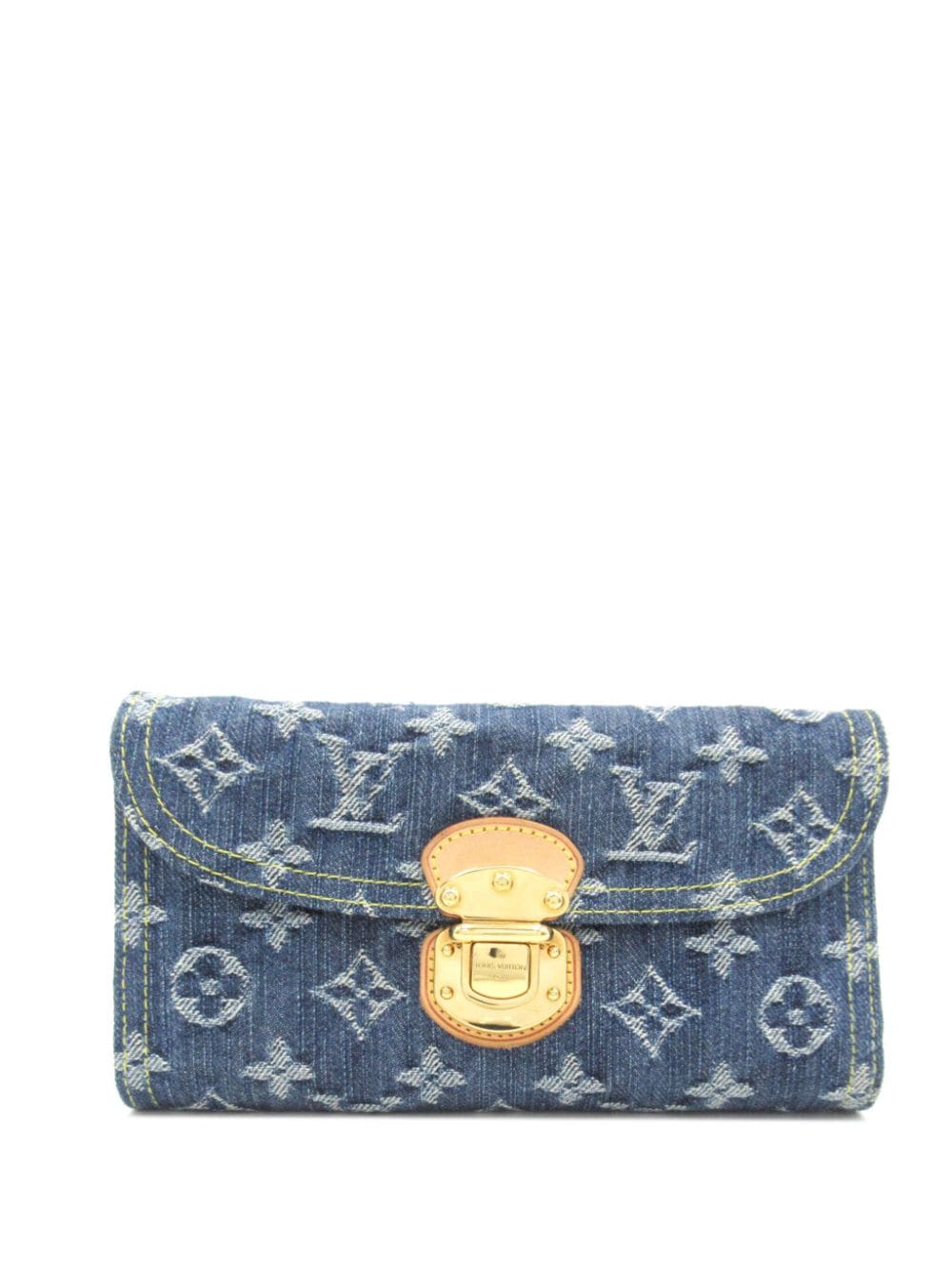 Louis Vuitton Pre-Owned 2007 Portofeuil Amelia wallet - Blue von Louis Vuitton Pre-Owned