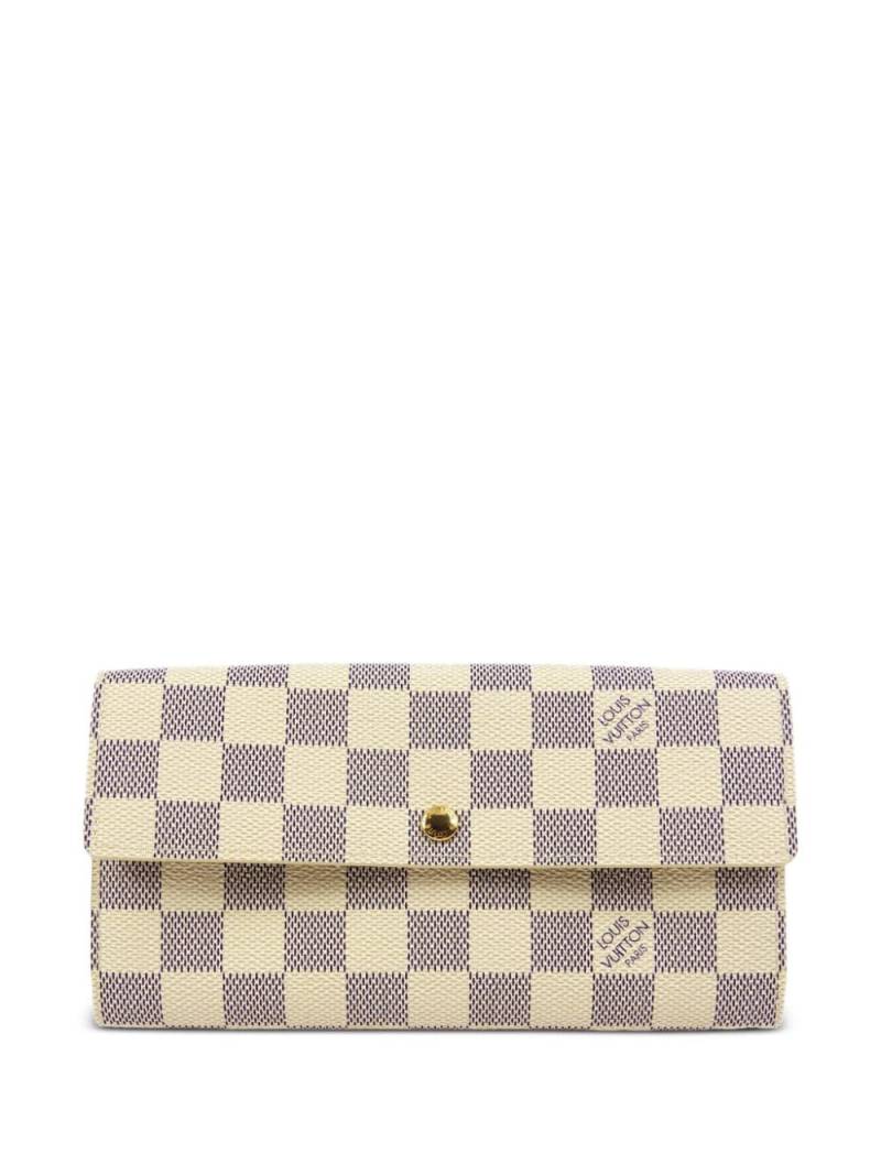 Louis Vuitton Pre-Owned 2007 Sarah continental wallet - White von Louis Vuitton Pre-Owned