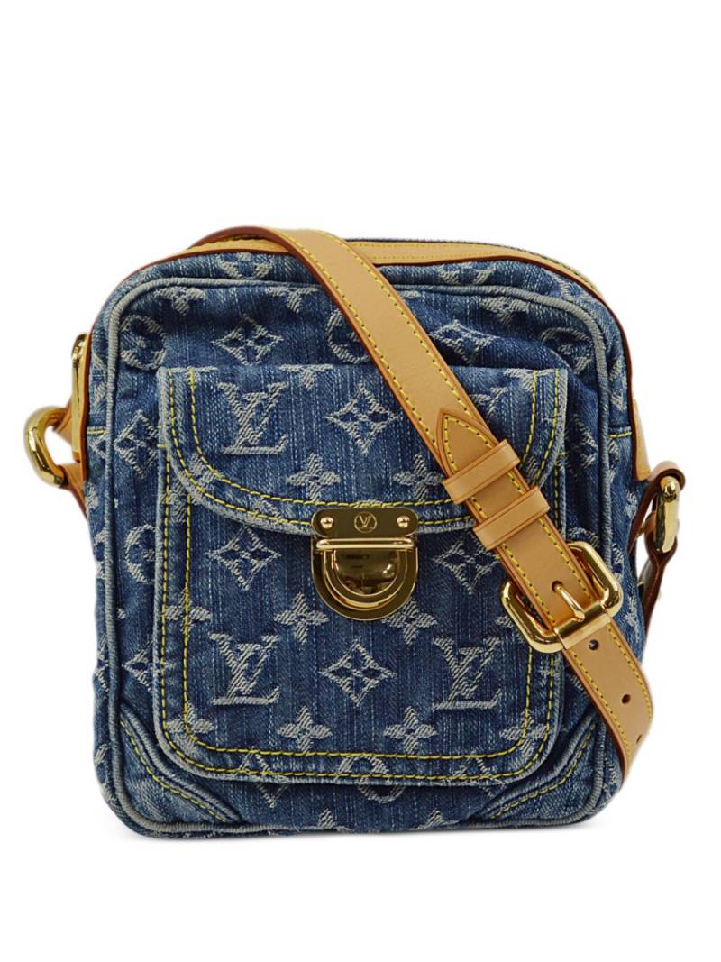 Louis Vuitton Pre-Owned 2007 monogram jacquard denim crossbody bag - Blue von Louis Vuitton Pre-Owned