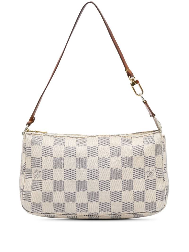 Louis Vuitton Pre-Owned 2008 Damier Azur Pochette Accessoires shoulder bag - White von Louis Vuitton Pre-Owned