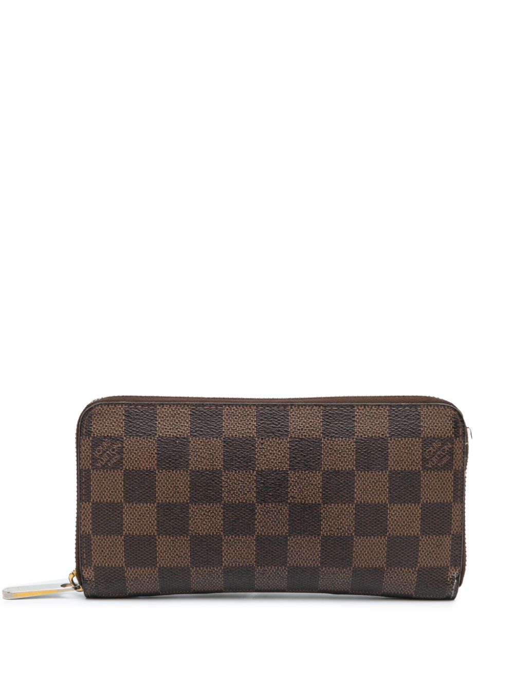 Louis Vuitton Pre-Owned 2009 Damier Ebene Zippy Wallet long wallets - Brown von Louis Vuitton Pre-Owned