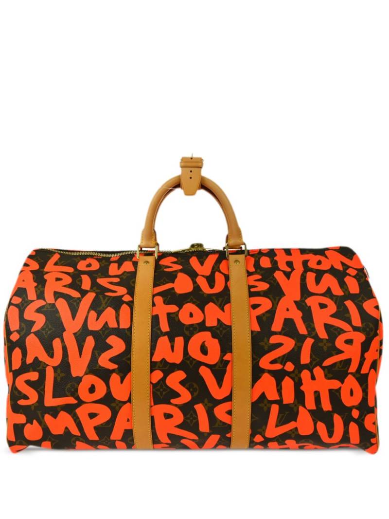 Louis Vuitton Pre-Owned 2009 Graffiti Keepall 50 duffle bag - Orange von Louis Vuitton Pre-Owned