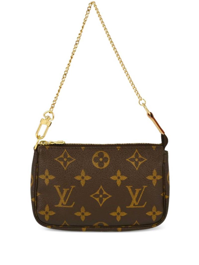 Louis Vuitton Pre-Owned 2009 mini Pochette Accessoires clutch bag - Brown von Louis Vuitton Pre-Owned