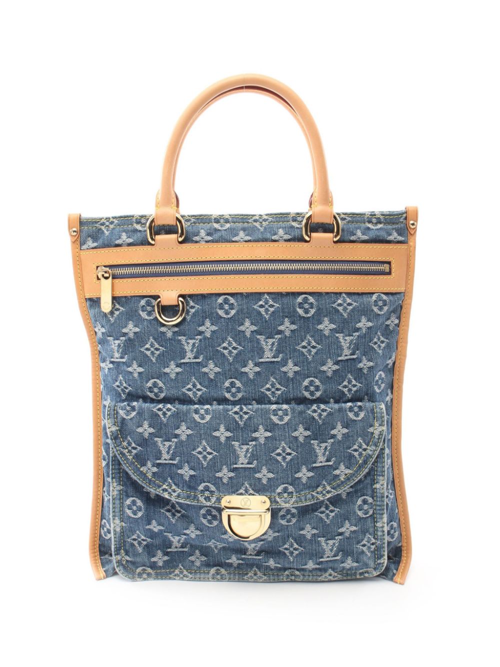 Louis Vuitton Pre-Owned 2010s Flat Shopper handbag - Blue von Louis Vuitton Pre-Owned