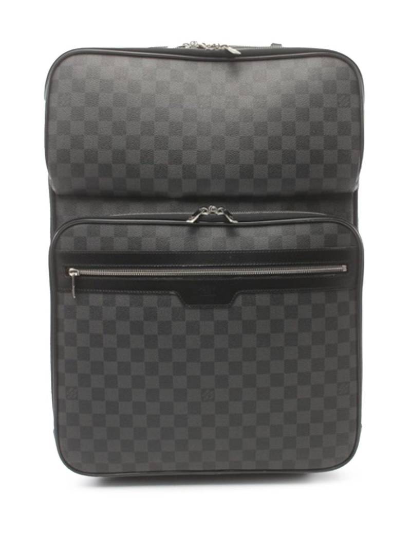 Louis Vuitton Pre-Owned 2011 Damier Graphite Pegase Business 55 travel bag - Black von Louis Vuitton Pre-Owned