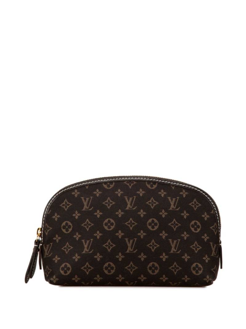 Louis Vuitton Pre-Owned 2011 Monogram Mini Lin Cosmetic pouch - Brown von Louis Vuitton Pre-Owned