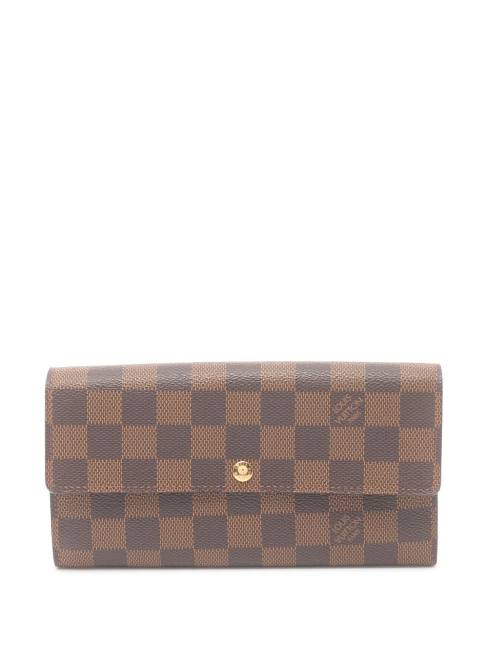 Louis Vuitton Pre-Owned 2012 Sara Damier-Ebène wallet - Brown von Louis Vuitton Pre-Owned