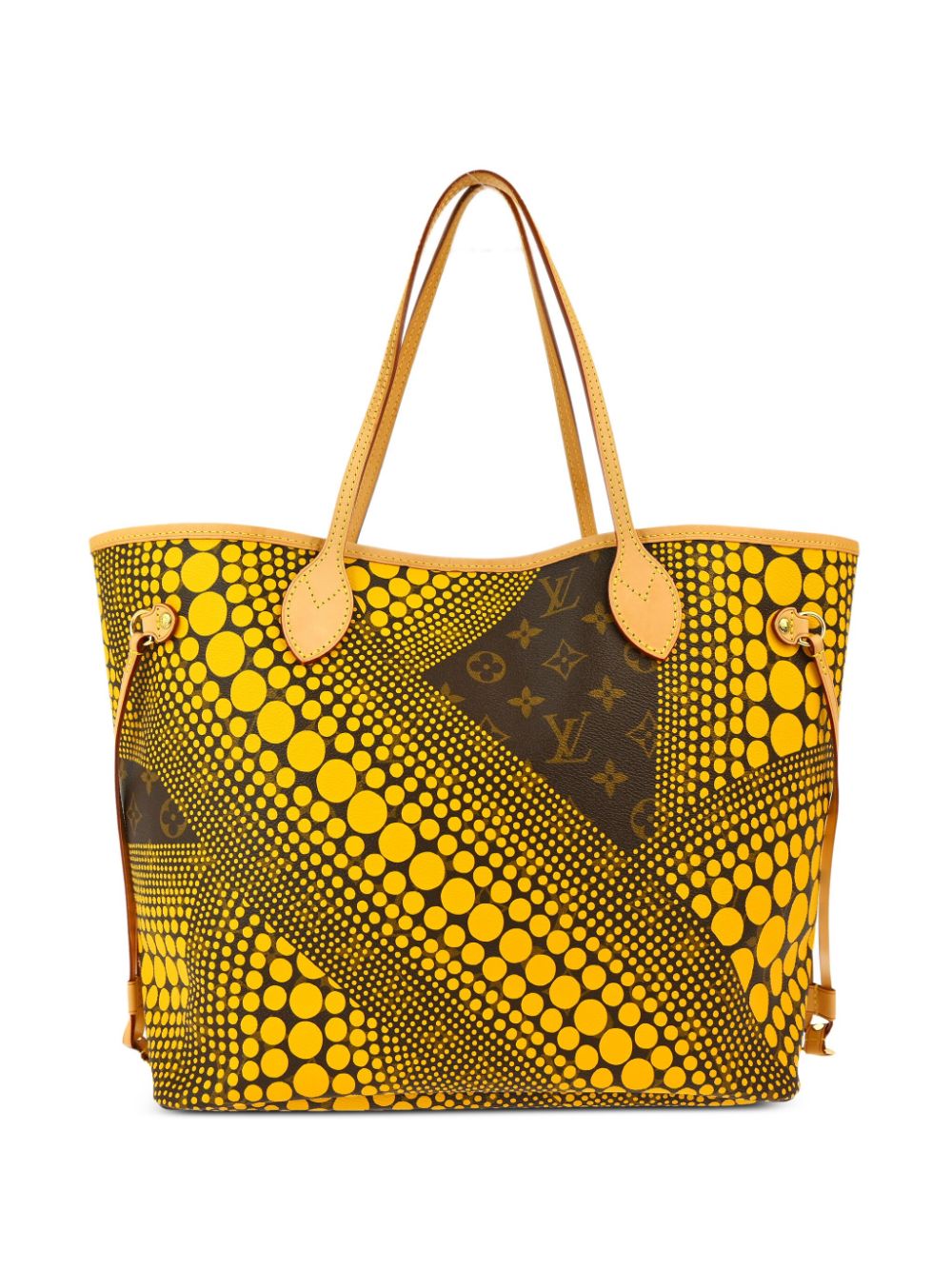 Louis Vuitton Pre-Owned 2012 x Yayoi Kusama Waves Neverfull MM tote bag - Yellow von Louis Vuitton Pre-Owned