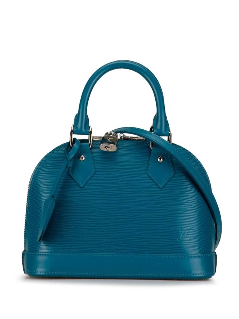 Louis Vuitton Pre-Owned 2013 Epi Alma BB satchel - Blue von Louis Vuitton Pre-Owned
