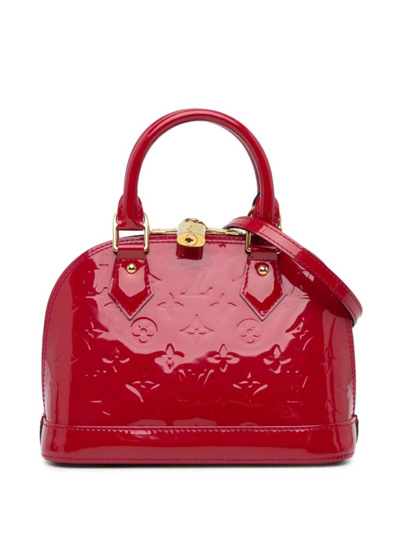 Louis Vuitton Pre-Owned 2013 Monogram Vernis Alma BB satchel - Pink von Louis Vuitton Pre-Owned