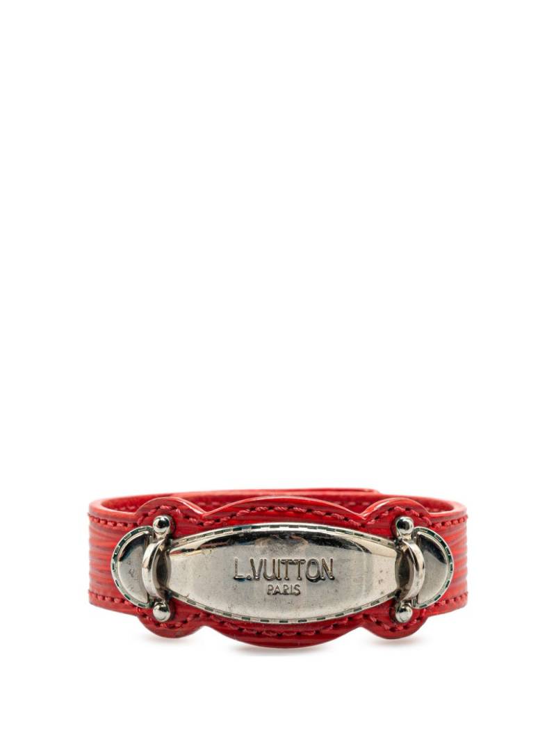 Louis Vuitton Pre-Owned 2014 Epi Handle It costume bracelet - Red von Louis Vuitton Pre-Owned