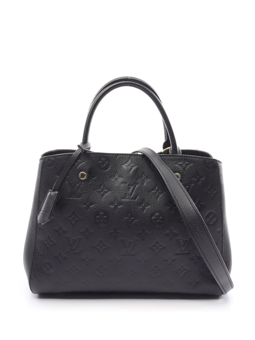 Louis Vuitton Pre-Owned 2015 Montaigne MM two-way handbag - Black von Louis Vuitton Pre-Owned