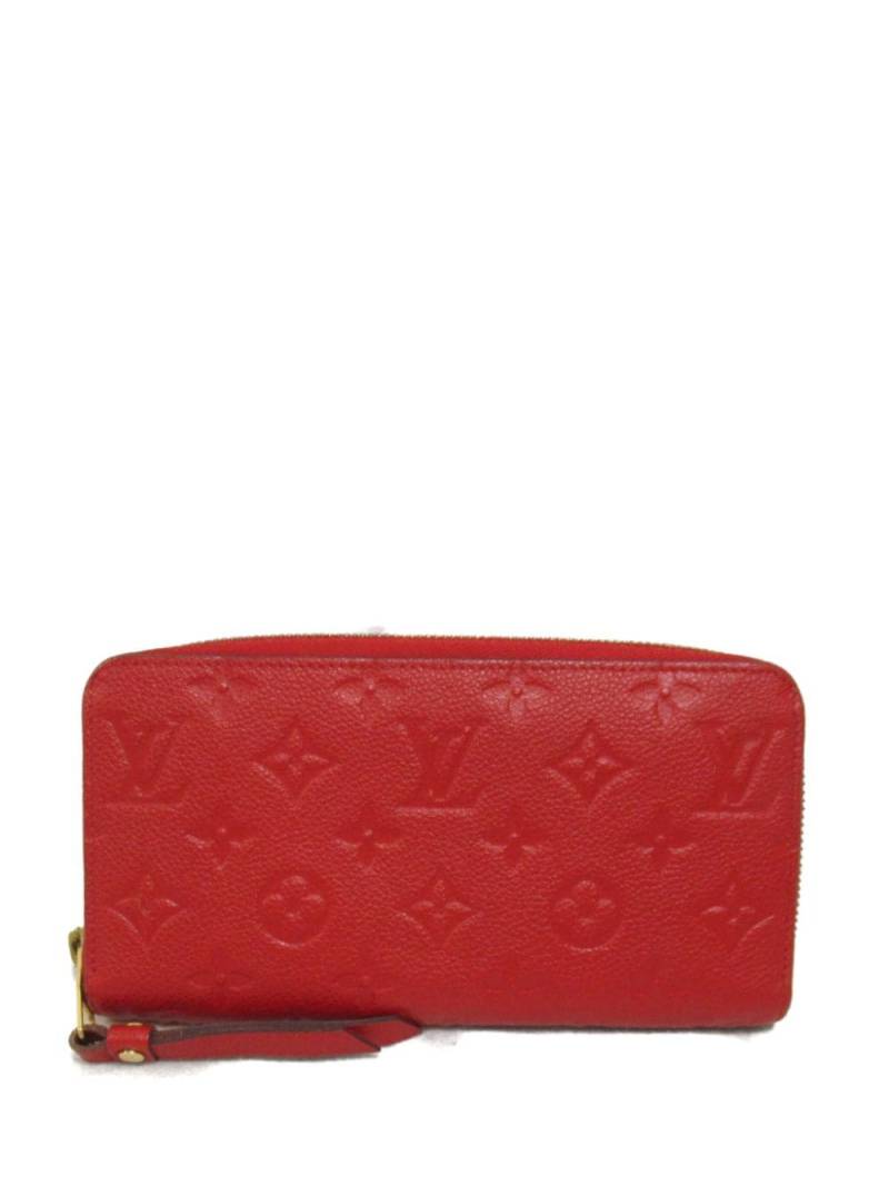 Louis Vuitton Pre-Owned 2015 Zippy wallet - Red von Louis Vuitton Pre-Owned