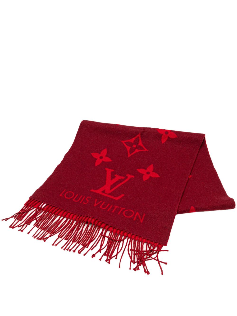 Louis Vuitton Pre-Owned 2016 Reykjavik Cashmere Scarf scarves - Red von Louis Vuitton Pre-Owned