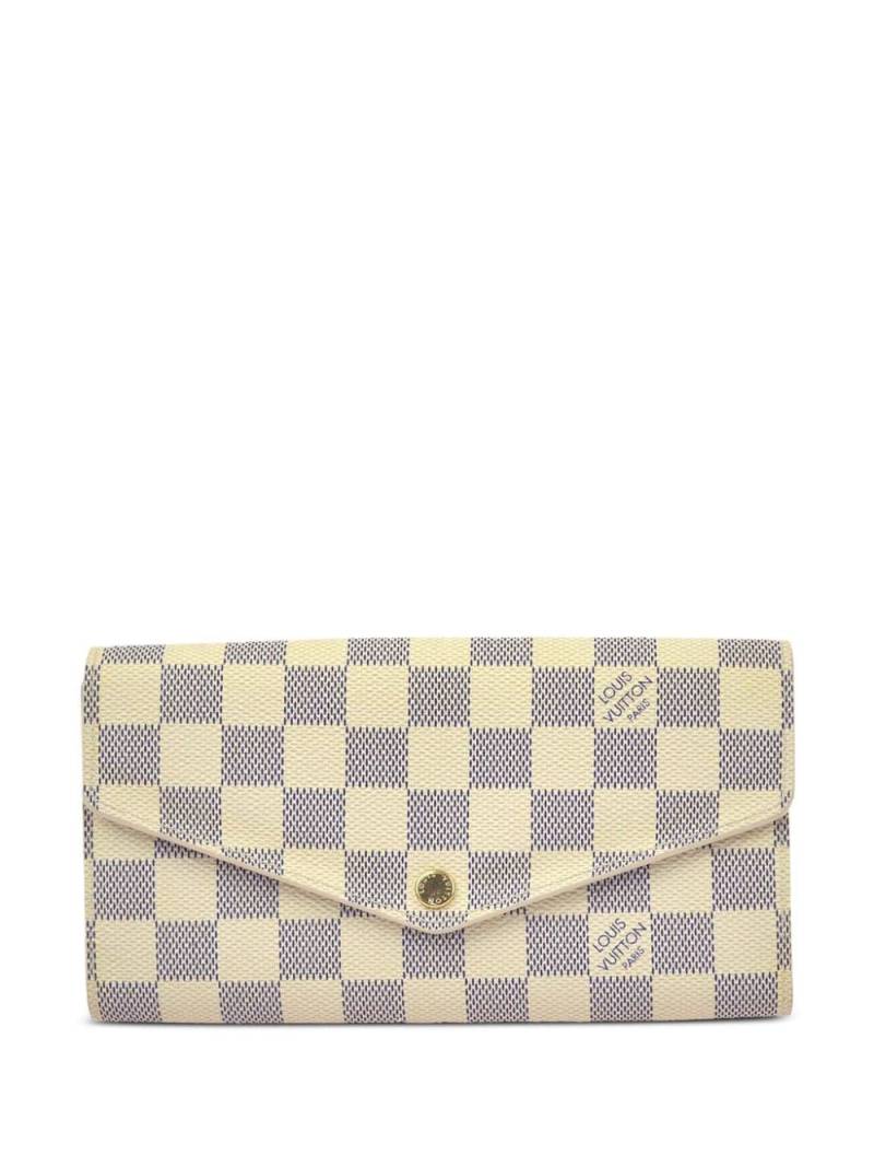 Louis Vuitton Pre-Owned 2016 Sarah continental wallet - White von Louis Vuitton Pre-Owned